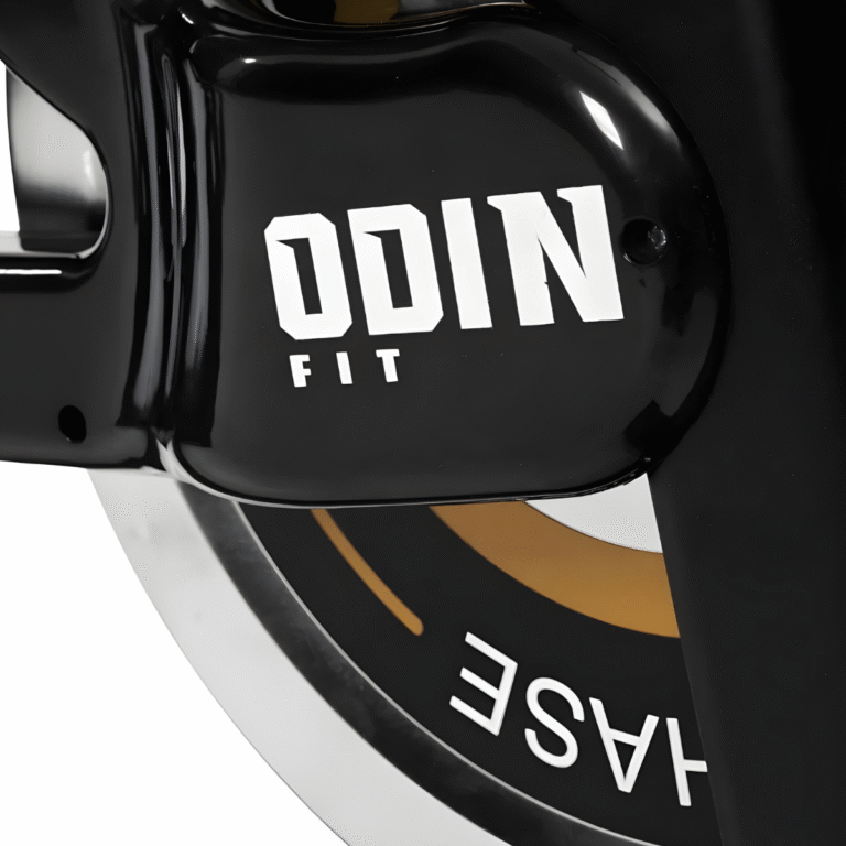 Estructura robusta y compacta de la bicicleta ergométrica Odin Fit modelo Chase.