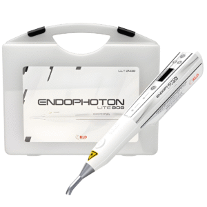 Equipo de láser terapéutico Endophoton Lite 808nm de KLD Biosistemas, con entrenamiento en vivo con fisioterapeuta, garantía y factura legal en Paraguay.