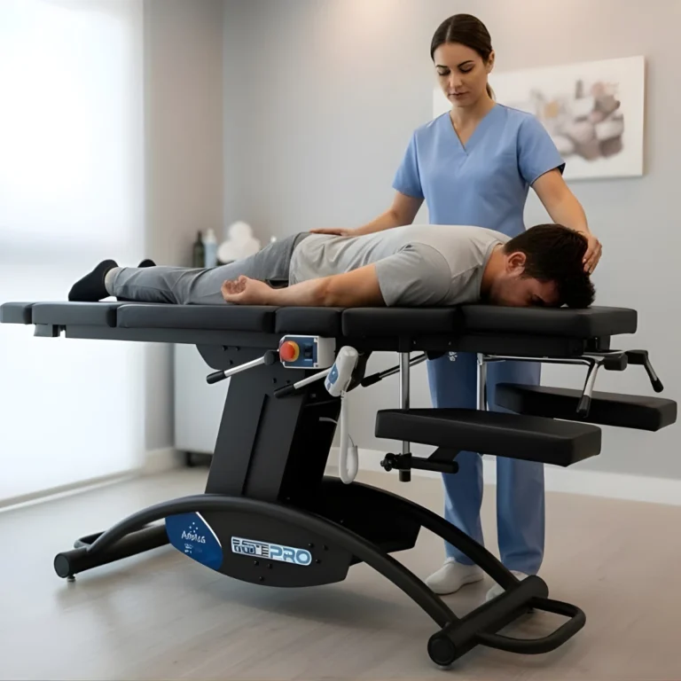 La Camilla Eléctrica Drop 4 Drops Arktus es un equipo profesional de fabricación brasileña, reconocida por ofrecer la mejor calidad del Brasil disponible en Paraguay para clínicas de osteopatía, quiropraxia y fisioterapia