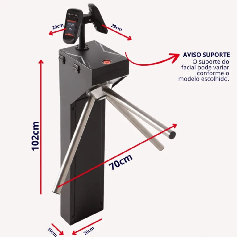 Catraca M1 Facial Dupla – Control de Acceso Inteligente con Doble Lector y Producción Propia