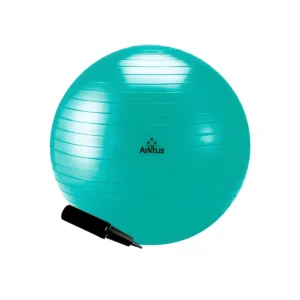Pelota Suiza con Bomba Anti-Burst 55 cm Verde Claro – Arktus