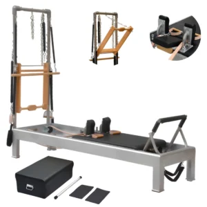 Reformer Torre Aluminum – Camilla de Pilates con Torre Integrada para Estudios en Paraguay