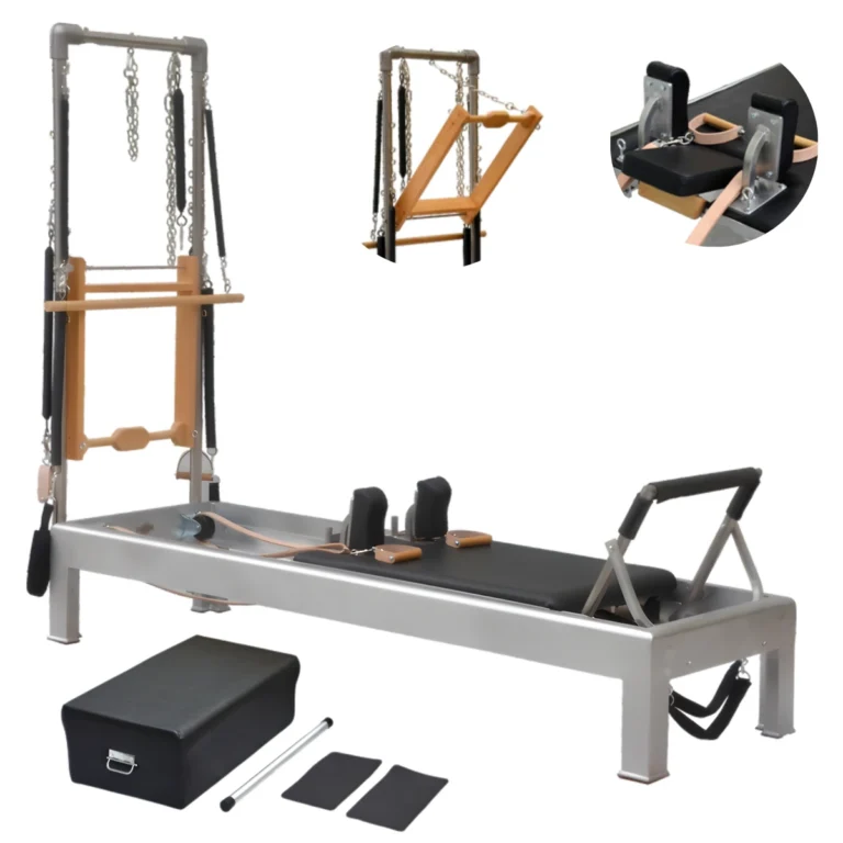 Reformer Torre Aluminum – Camilla de Pilates con Torre Integrada para Estudios en Paraguay