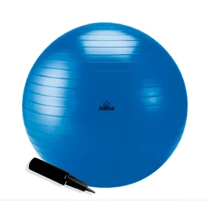 Pelota Suiza con Bomba Anti-burst 75 cm Azul – Arktus