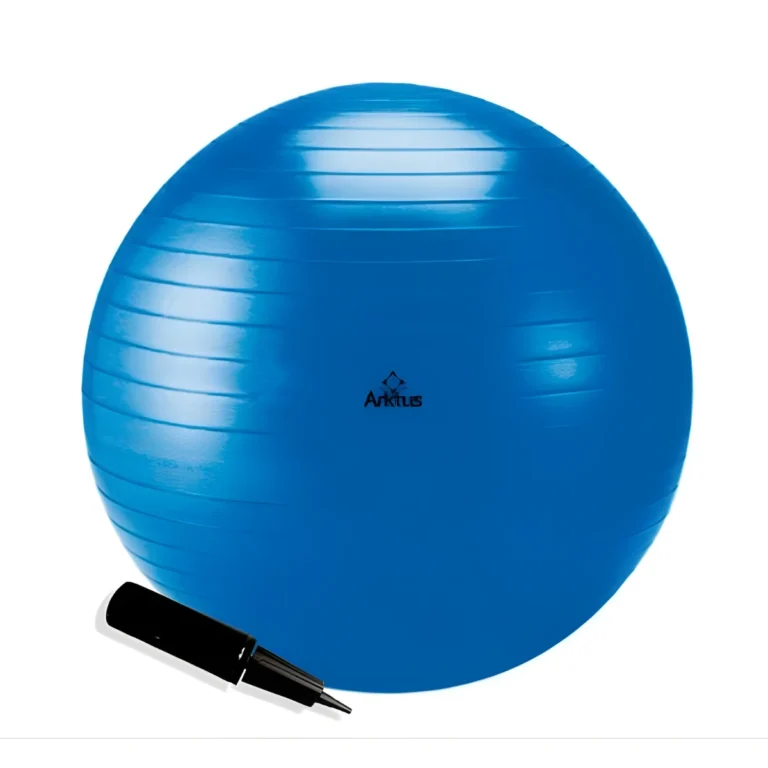 Pelota Suiza con Bomba Anti-burst 75 cm Azul – Arktus