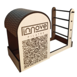 Mine Ladder Barrel Innove Pilates – diseño en miniatura inspirado en el clásico Ladder Barrel, fabricado en madera resistente para exhibiciones y decoración.